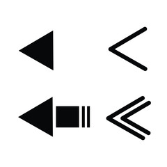 Vector hand drawn arrow elements isolated on white. Vector set of hand-drawn arrows, elements for presentation. hand drawn arrows