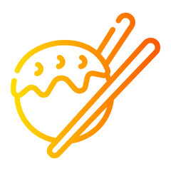 takoyaki gradient icon