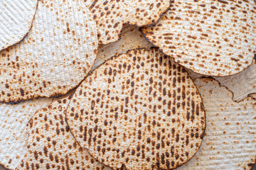 Matzah for Jewish holiday Pesach.
