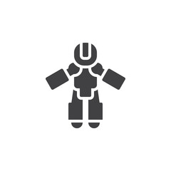 Robot toy vector icon