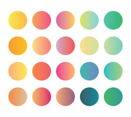 Shapes Palette Gradient PNG