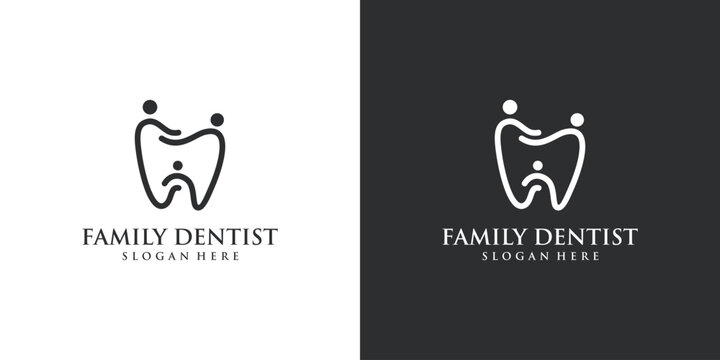 Dentist Design Template For Family Dental Health Healthy Tooth Family Design Dental Health