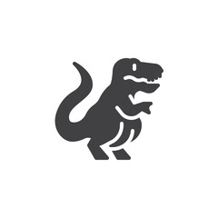 Dinosaur toy vector icon