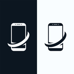 Vector smartphone logo and smbol, icon vector smartphone design template