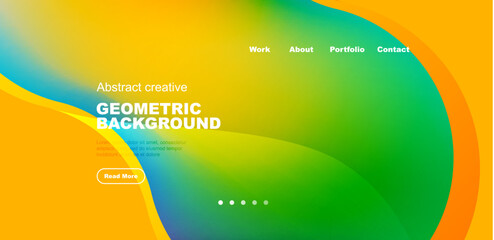 Elegant waves and flowing fluid abstract background. Template for covers, templates, flyers, placards, brochures, banners