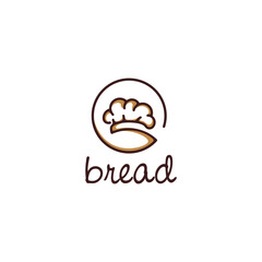 Obraz premium Bread logo inspiration template, Bakery vector logo template