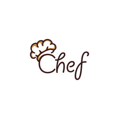 Chef hat logo inspiration  template, Bakery vector logo template