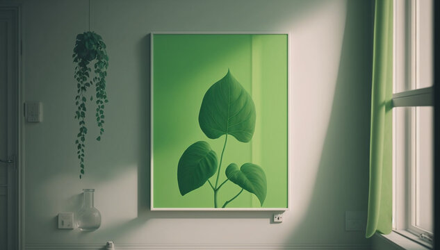 abstract of a picture with plants