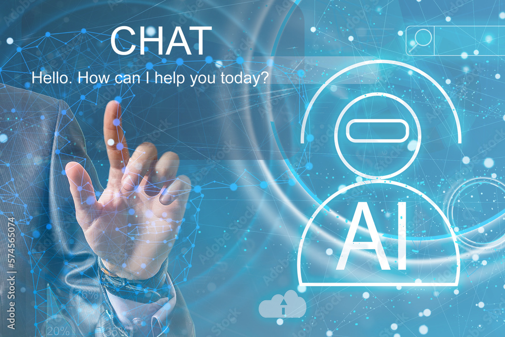 Poster artificial intelligence making possible new computer technologies and businesses.