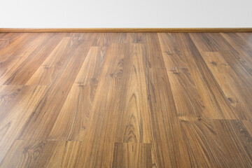 modern empty room with floor made of wood, blank white wall with hardwood floor below. empty room,...