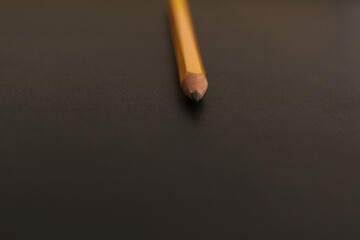 Yellow Pencil Background Concept Photography