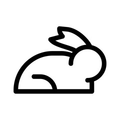 bunny icon or logo isolated sign symbol vector illustration - high quality black style vector icons
