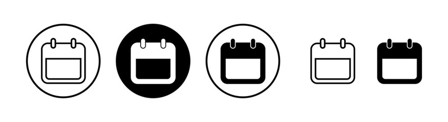 Obraz premium Calendar icon vector illustration. Calender sign and symbol. Schedule icon symbol