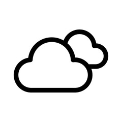 cloud icon or logo isolated sign symbol vector illustration - high quality black style vector icons
