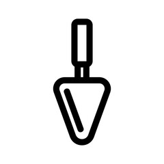Little Shovel Construction Tools icon or logo isolated sign symbol vector illustration - high quality black style vector icons
