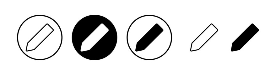 Pencil icon vector illustration. pen sign and symbol. edit icon vector