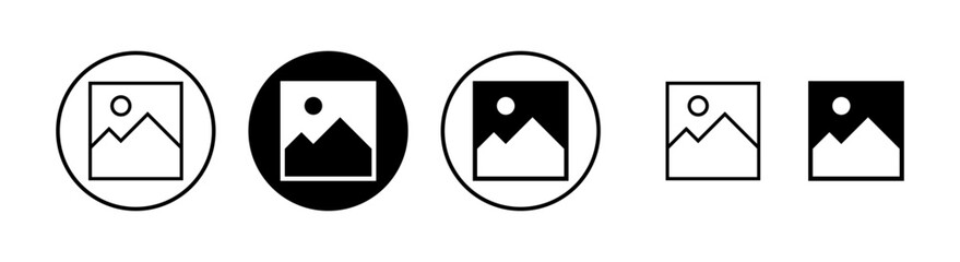 Picture icon vector illustration. photo gallery sign and symbol. image icon