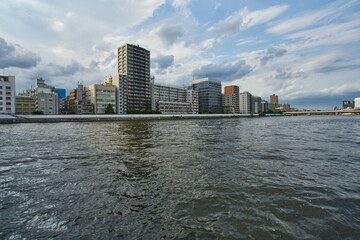 Obraz premium 東京両国の景色