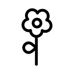 flower icon or logo isolated sign symbol vector illustration - high quality black style vector icons

