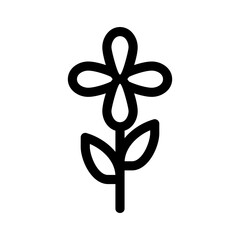 flower icon or logo isolated sign symbol vector illustration - high quality black style vector icons
