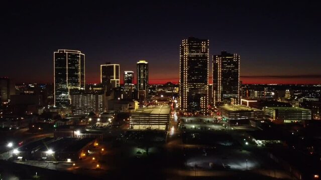 Fort Worth at dusk