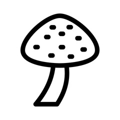 Obraz premium mushroom icon or logo isolated sign symbol vector illustration - high quality black style vector icons 