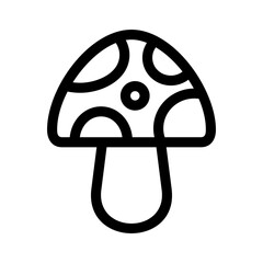 mushroom icon or logo isolated sign symbol vector illustration - high quality black style vector icons
