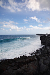 Küste Big Island Hawaii, black coast 