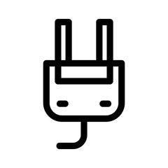 Fototapeta premium plug icon or logo isolated sign symbol vector illustration - high quality black style vector icons 