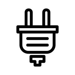 plug icon or logo isolated sign symbol vector illustration - high quality black style vector icons
