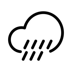 rain icon or logo isolated sign symbol vector illustration - high quality black style vector icons
