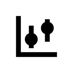graph glyph icon