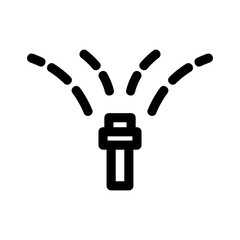 sprinkler icon or logo isolated sign symbol vector illustration - high quality black style vector icons
