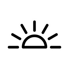 sun icon or logo isolated sign symbol vector illustration - high quality black style vector icons
