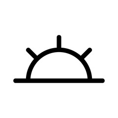 sun icon or logo isolated sign symbol vector illustration - high quality black style vector icons
