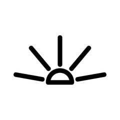 sun icon or logo isolated sign symbol vector illustration - high quality black style vector icons
