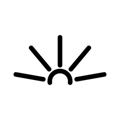 sun icon or logo isolated sign symbol vector illustration - high quality black style vector icons
