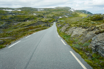 Route dans le Fjord norvégien