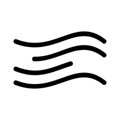 waves icon or logo isolated sign symbol vector illustration - high quality black style vector icons
