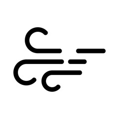 wind icon or logo isolated sign symbol vector illustration - high quality black style vector icons
