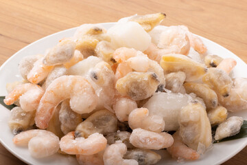 冷凍シーフードミックス