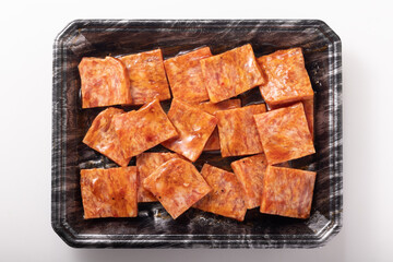 牛肉加工品　牛バラカルビ焼き肉用　(成型肉)