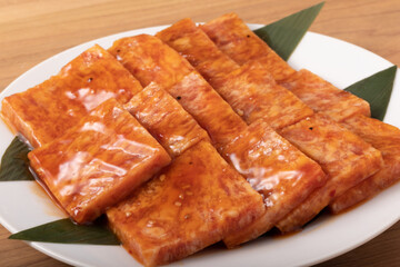 牛肉加工品　牛バラカルビ焼き肉用　(成型肉)