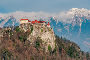 Fototapeta na wymiar Castello di Bled