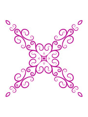 vector vintage floral flourish frame illustration