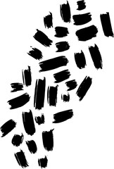 Grunge Ink Dry Brush Abstract Texture