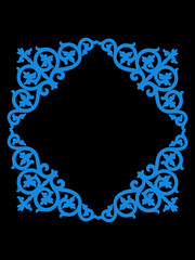 vector vintage floral flourish frame illustration