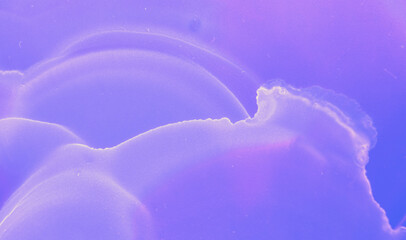 Graphic Paint Illustration. Blue Watercolor