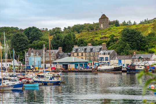 The town of Tarbert on Loch Fyne - Scotland 
