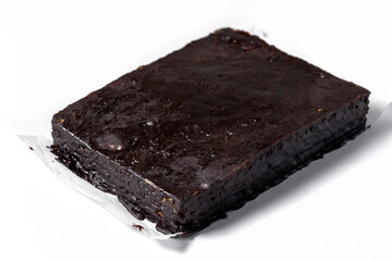 Chocolate Cake on white background. Sweet food. Sweet dessert.